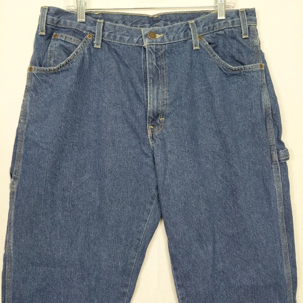 Vintage Dickies Carpenter Jeans Mens Size‎ 36x32 Y2K  Wide Leg Workwear Skater